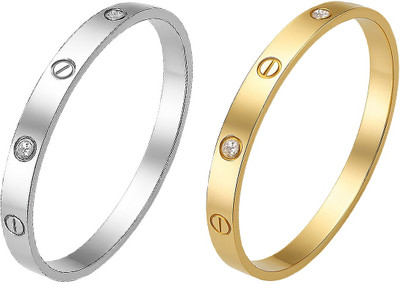 Goldiwala Alloy Gold-plated Bracelet(Pack of 2)
