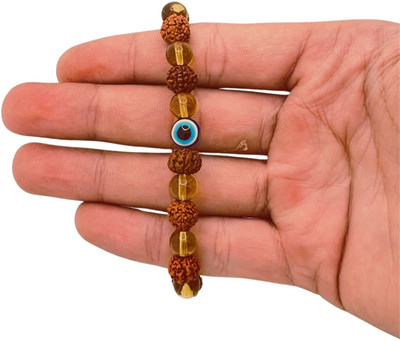 Regga Real Store Stone, Rudraksha Charm Bracelet