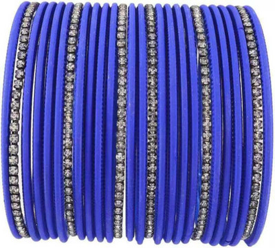 RADHA MOHAN EMPIRE Metal Zircon Bangle Set(Pack of 26)