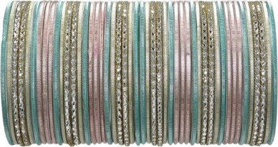 Bangle Boutique Metal Bangle Set(Pack of 48)