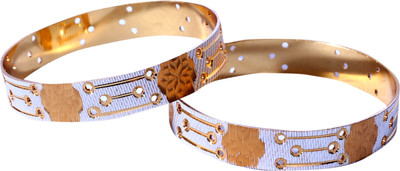 IMMERSIVE Alloy Crystal Gold-plated Bangle Set(Pack of 2)