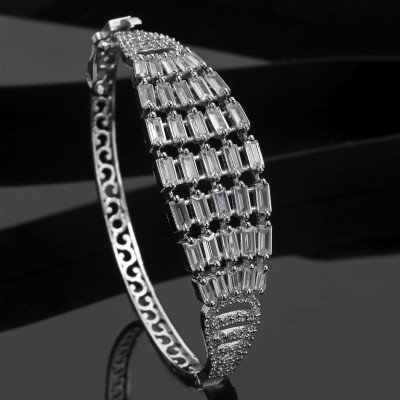 ZENEME Brass Cubic Zirconia Bracelet