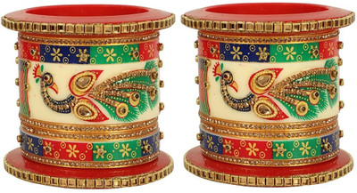 Rajwadi Plastic Bangle Set(Pack of 2)