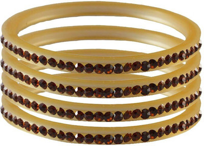 maya fashion Stone Bangle(Pack of 4)