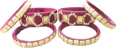 Kriti Glass Beads Bangle Set(Pack of 6)