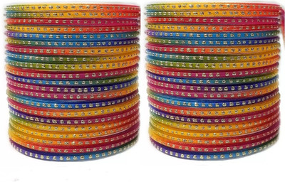 RADHA MOHAN EMPIRE Glass Bangle Set(Pack of 48)