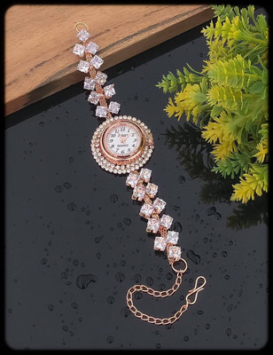 GORASH CREATION Metal Diamond Gold-plated Bracelet