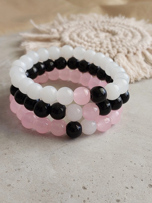 Malas Collection Stone, Crystal Bracelet(Pack of 3)