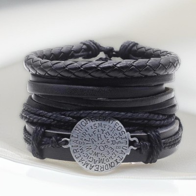 Jewelgenics Leather Bracelet