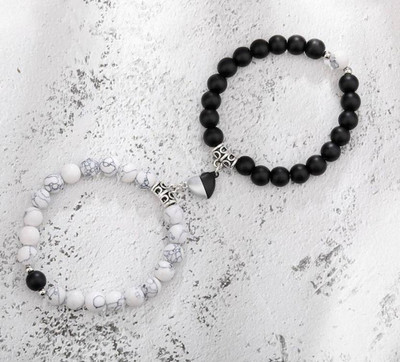 Teeragaj Stone Silver Bracelet Set