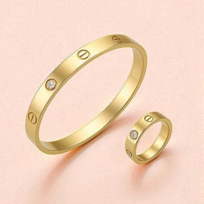 Goldiwala Alloy Gold-plated Bracelet(Pack of 2)