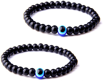 Hjuim Glass Beads Bracelet(Pack of 2)