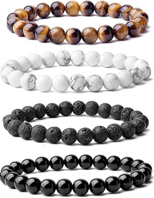 Jewelswonder Crystal Beads Bracelet(Pack of 4)