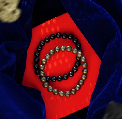 DVISHA Crystal Tourmaline, Beads, Agate, Crystal Bracelet Set