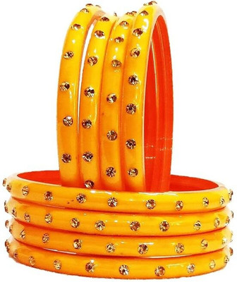 MADHAV ENTERPRISES Glass Bangle Set(Pack of 8)