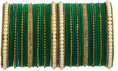 GLIKA Metal Zircon Gold-plated Bangle Set(Pack of 38)