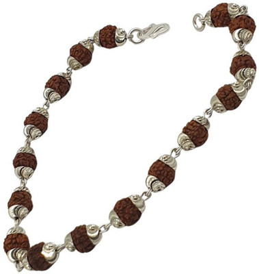 Sahiba Gems Sterling Silver Beads Bracelet