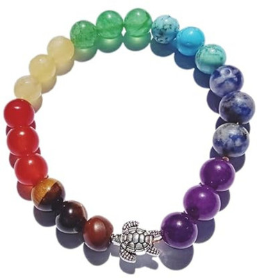 VIBESLE Stone, 7 Chakra Beads Charm Bracelet