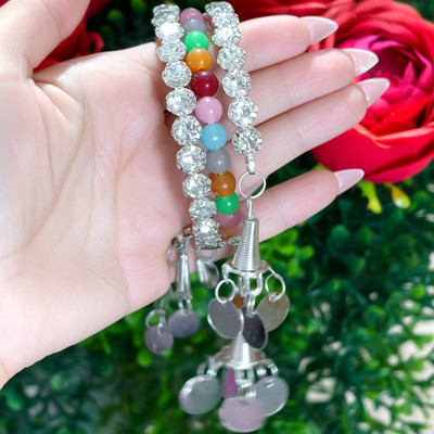 Pride Brass Crystal Brass Bracelet
