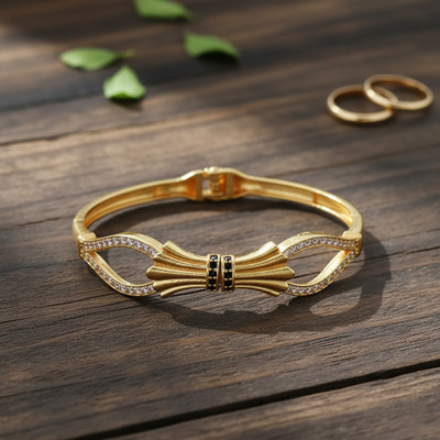 MG ENTERPRISE Metal Zircon Gold-plated Bracelet