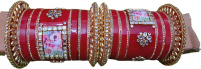 SP PHOTO CHURA Plastic Gold-plated Chudas(Pack of 2)
