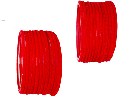 ADVANCE KANGAN Glass Bangle Set(Pack of 24)