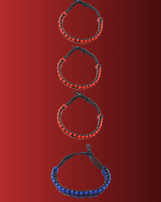 Dynamic Retail Global Dori Bangle Set(Pack of 4)