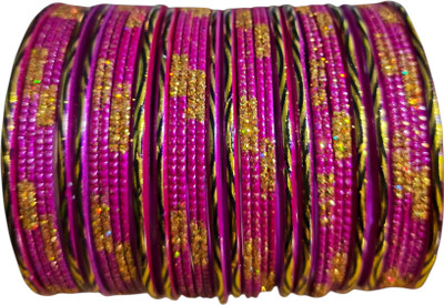 trisha enterprises Glass Bangle Set(Pack of 24)