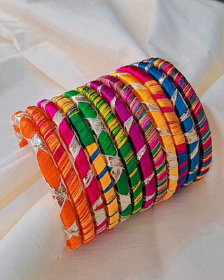 NITYAA HANDCRAFT Plastic Bangle Set(Pack of 12)
