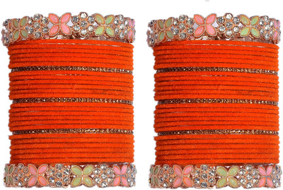 ADVANCE KANGAN Metal, Alloy Beads, Pearl Bangle Set(Pack of 54)