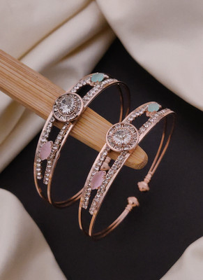 RARE ONE STUDIO Alloy Gold-plated Bangle Set(Pack of 2)