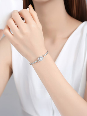 Vembley Stainless Steel Cubic Zirconia Silver Bracelet