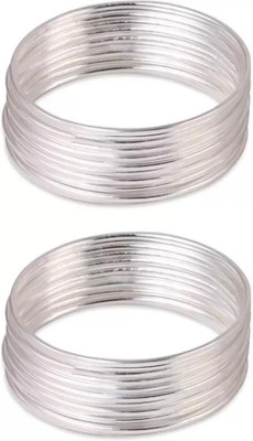 ZuriKrisha Metal Bangle Set(Pack of 24)