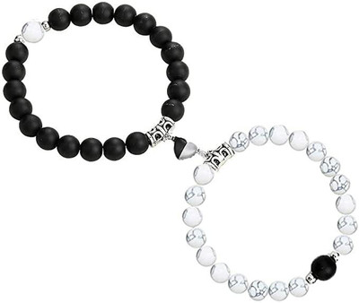 ruby collection Crystal Quartz Bracelet(Pack of 2)