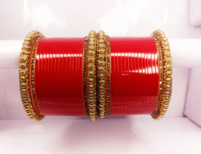 ARFA CREATION Shell Bangle Set(Pack of 10)