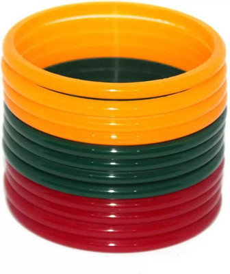 RADHA MOHAN EMPIRE Glass Bangle Set(Pack of 24)