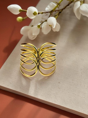 Evaraah Alloy Gold-plated Cuff