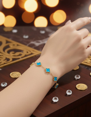 ArtisticAllure Stainless Steel Gold-plated Bracelet