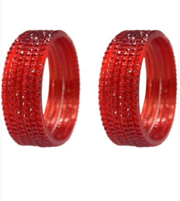MADHAV ENTERPRISES Glass Bangle Set(Pack of 10)
