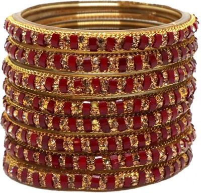 RADHA MOHAN EMPIRE Glass Kada(Pack of 8)