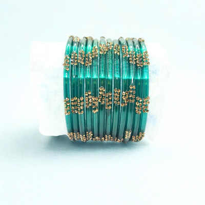 Joriddhish Glass Bangle Set(Pack of 12)