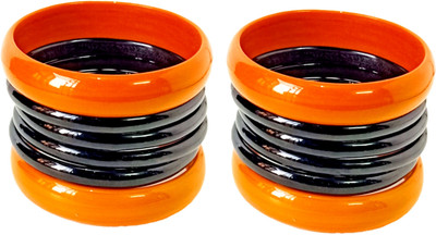 GulNaz Creations Glass Bangle Set(Pack of 12)