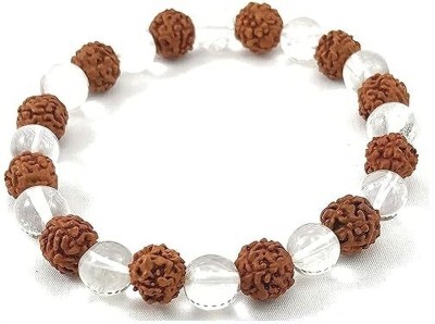 Jewelswonder Crystal, Rudraksha Crystal Bracelet(Pack of 2)