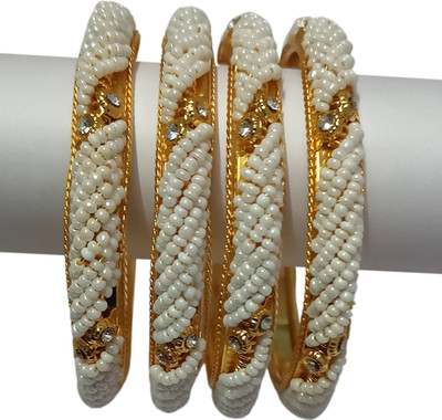 khanak Brass Gold-plated Bangle Set(Pack of 4)