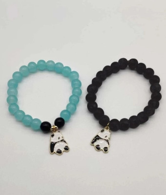 MAYA IMPEX Crystal Crystal Charm Bracelet(Pack of 2)