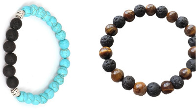 Malas Collection Stone, Glass Bracelet Set(Pack of 2)