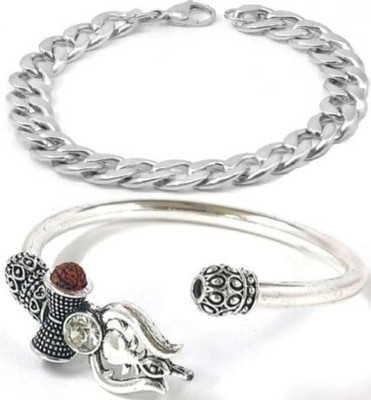 IKONKARR Alloy, Stainless Steel Bracelet(Pack of 2)