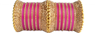 Nexteesh Plastic Gold-plated Bangle Set(Pack of 26)