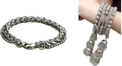selenite ENTERPRISES Alloy Bracelet Set(Pack of 2)