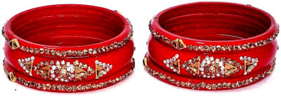 HouseOfCommon Plastic Beads, Zircon Bangle Set(Pack of 2)